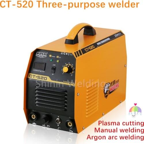 Top Selling 3 In 1 CT-520 TIG MMA Welder Tig Plasma Cutting Machine Cutter machine Inverter DC welder machine for cutting Tig