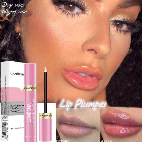Instant Volume Lips Plumper Oil Lip gloss Moisturizing Repairing Reduce Lip Fine Line Lip gloss Sexy Lip Plump Enhancer Makeup