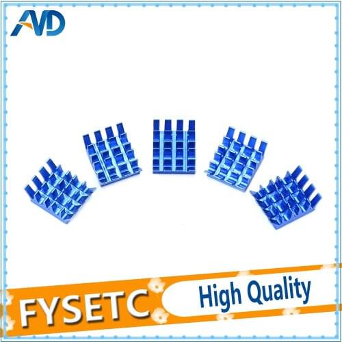 5pcs Raspberry Pi Spiky Heatsinks Cooler Aluminum With Adhesive Heat Sink For Cooling Raspberry Pi 3 / 2 Model B