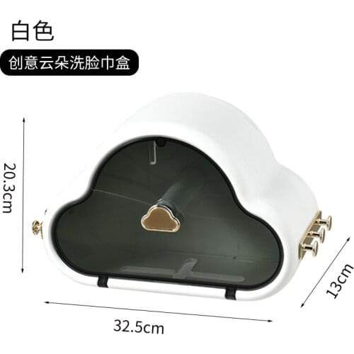 Storage Box Organizer Home Decoration Accessories Modern Creative Toilet Paper Portable Wall Hanging Rangement Household Eg50zj