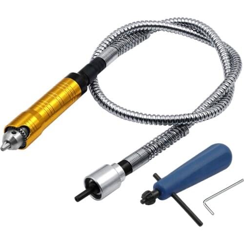 Rotary Grinder Tool Flexible Flex Shaft Fits + 0.3-6.5mm Handpiece For Dremel Style Electric Drill Rotary Tool Accessories