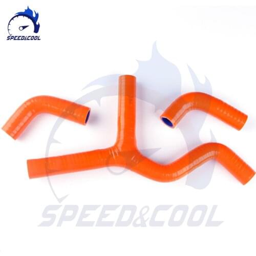 Motorcycle Silicone Radiator Coolant Hose Kit For KTM 450 525 540 560 SX SMR 2001-2007 High Performance Pressure Temperature