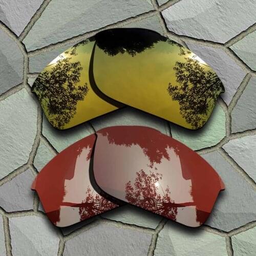 Yellow Golden&Bronze Brown Sunglasses Polarized Replacement Lenses for Oakley Bottle Rocket