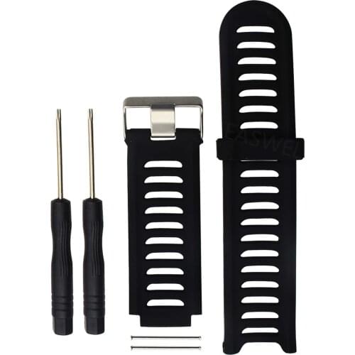 Sports Silicone Watch Band Strap for Garmin Forerunner 910XT GPS Watch w/Tools