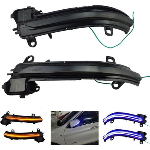 LED Dynamic Turn Signal Light Flowing Water Blinker Flashing Light For BMW X2 X1 F48 F49 1/2 series F45 F46 F52 Sedan 2016-2018