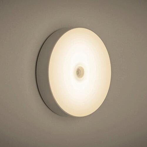 LED Night Light Wall Motion Night lamp Human Body Induction Night Lights Battery Powered Sensor Step Lights Stair Closet Light