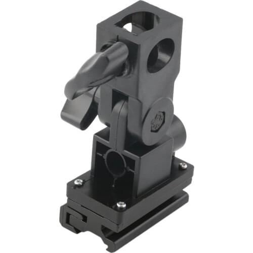 Universal Type B Hot Shoe Flash Umbrella Holder Swivel Light Stand Bracket For Camera