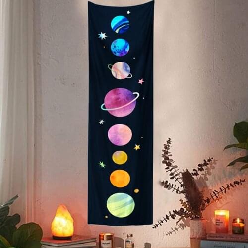 Vintage Planet Tapestry Wall Hanging Psychedelic Galaxy Space Tapestry Trippy Tapestries Boho Room Decor Home Decoration Wall