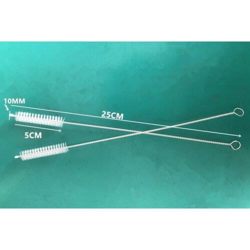 WOWSHINE NEW Promotion 100pcs/lot Thickened Stainless steel straw brush length 25CMx10mmx5cm