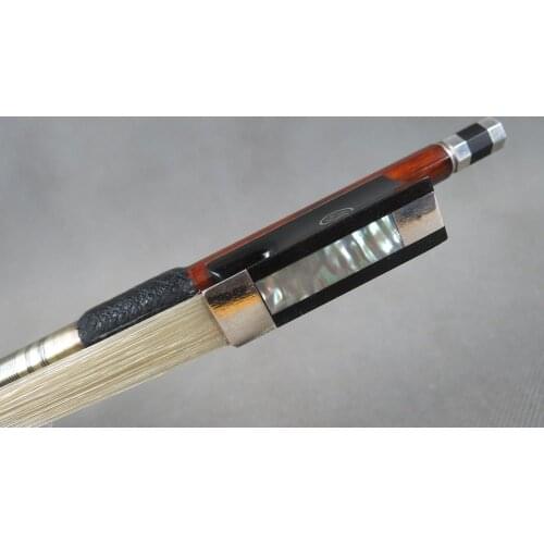 1pcs Professional advanced powerful Pernambuco Violin bow 4/4,silver mount #5652