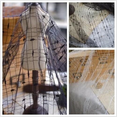 150cm Wide See-Through Soft Mesh Tulle Fabric High Quality Bridal Dress Wedding Decoration DIY Handmade Decorative Accessories