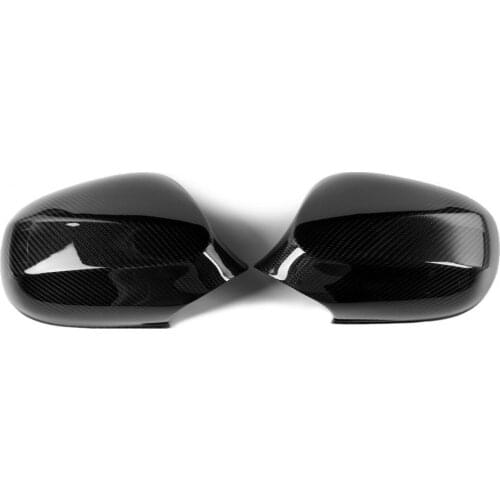 2Pcs Side Mirror Cap Left Right Protective Carbon Fiber Protective Rearview Mirror Cover for BMW E90 E93 M3 Cabrio 2010-2012