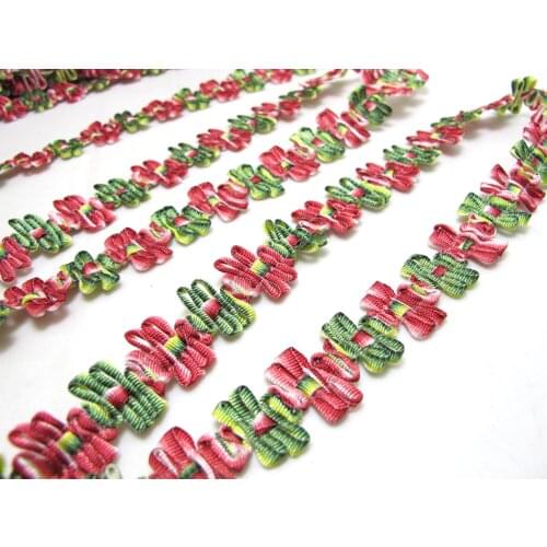 2 Yards 15mm Woven Ribbon Trim|Decorative Floral Ribbon|Scrapbook Materials|Decor|Craft Supplies|Embellishment|Soft