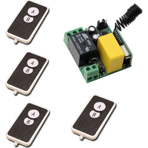 AC 220V Wireless Remote Control Switch 1CH Relay Module Receiver Transmitter LED Lamp Light Strips Power Remote Control Switch