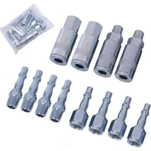 British quick connector 12 piece set automation accessories 1 / 4 pneumatic connector manual insertion