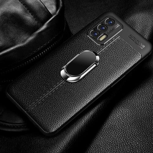 For OPPO Realme GT V11 V15 5G Realme 7 5G Pro X7 7i Q2 case Protect Slim Finger Ring Soft cover For OPPO Find X3 Pro X3 Lite Neo