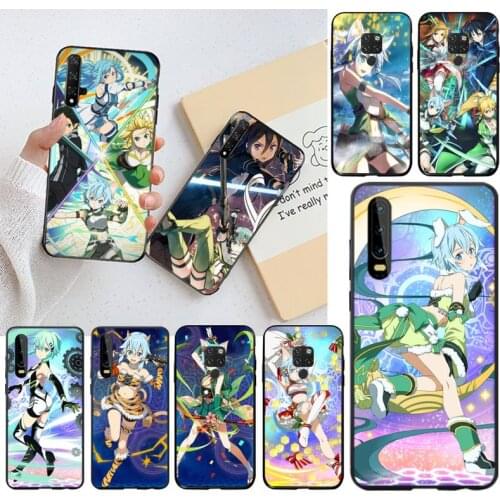 Sword art online 2 sinon Phone Case for Huawei P40 P30 P20 lite Pro Mate 30 20 Pro P Smart 2020 prime