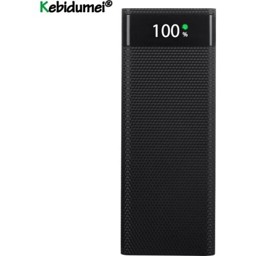 Kebidumei DIY 8*18650 Power Bank Case External 5V Battery Fast Charge Storage Box Shell For Charging Mobile Phones Portable