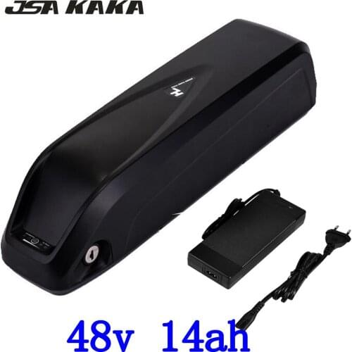 US EU No Tax 48V use for sanyo cell E-Bike Battery 48V 14Ah Hailong Lithium Battery Pack for Electric Bicycle 750W 500W Motor