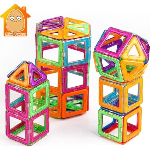Magnetic Blocks Technic Plastic Building Blocks Girl&Boy Magnetic Blocks Enlighten Blocks Assembly Toys For Children