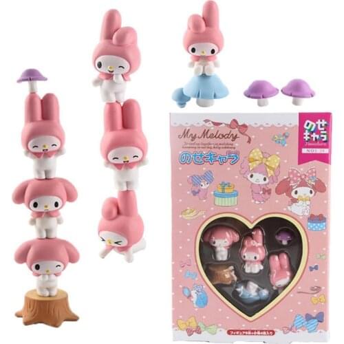 Cartoon Cute Lovely Rabbit Mini PVC Action Figures Collectible Model Toys Gift for Girls Kids 2021 Anime