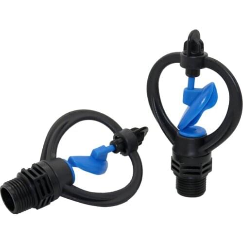 40 Pcs 1/2 Inch Male Thread Butterfly Rotary Sprinklers Garden Water Irrigation Greenhouse Sprayers Watering Accessories