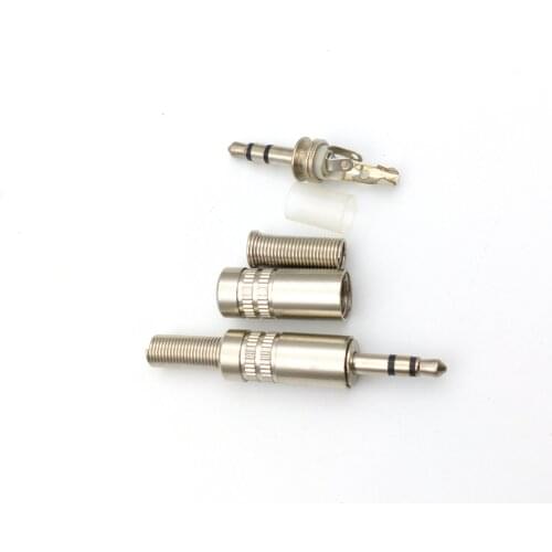 Headphone 1/8 3.5mm Plug Stereo Audio soldering connector