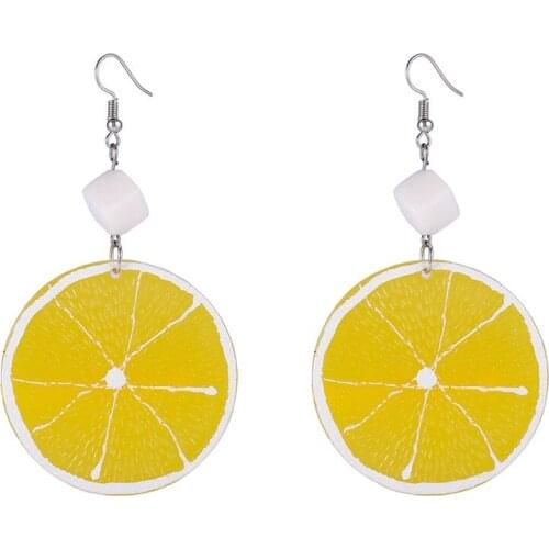 Earrings for Women 2021 Korean Fashion Jewelry Trendy Tassel Funny Fruit Earrings Dangle Drop Earrings aretes de mujer