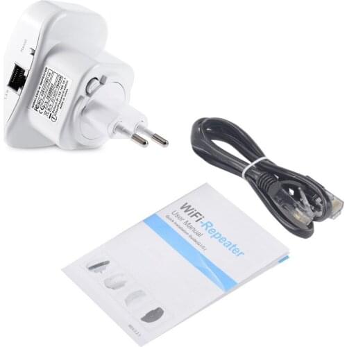 High Speed 300Mbps Wireless WiFi Range Extender Signal Booster Wireless Internet Amplifier WiFi Repeater for Home Office Travel