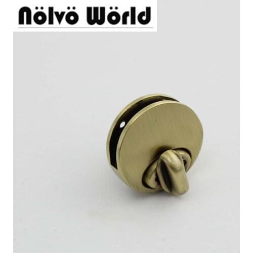 20-30 sets 3color 25.5mm Round lock high quality screw lock,leather thick 3.9mm