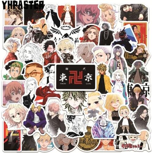 10/30/50Pcs Cartoon Anime Tokyo Revengers Graffiti Stickers For Decal DIY Luggage Laptop Skateboard Phone Guiter Case Toy Helmet