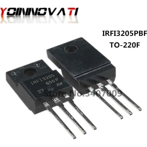 10PCS IRFI3205PBF IRFI3205 FI3205 TO-220F MOS FET 55V 64A new and original