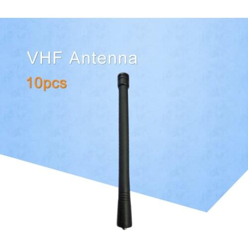 10 x VHF Antenna For Motorola Radios Walkie Talkies GP88 GP88S GP328 GP338 GP338 PLUS 6Inch (15CM) 136-174 MHz