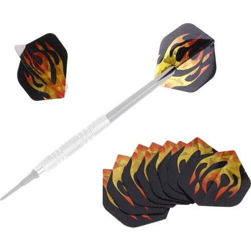 10x Nice Darts Flight Throwing Toy Dart Flights Reflective New Drop Ship