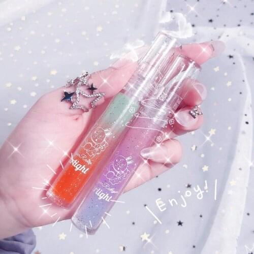 2 Colors Transparent Lip Gloss Clear Lip Oil Moisturizing Hydrating Long Lasting Natural High Quality Makeup Lip Gloss TSLM1