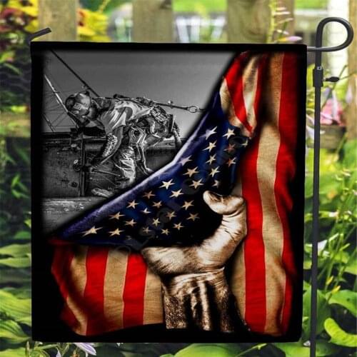 Ironworker Flag 3D Full Printing Garden Flags Hanging House Flag Garden Flag Decoration Double-sided Printing