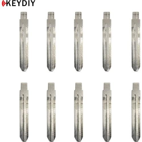 5/15/50pcs Uncut Metal NO. 69 Scale Blank Car Key KD MINI/KD900 Remote Blade TOY43R for Subaru XV/Great Wall/old Toyota