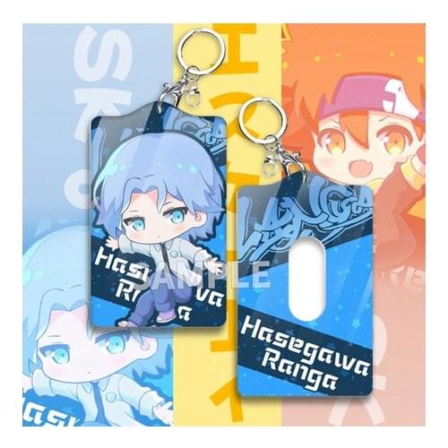 Anime SK8 the Infinity SK EIGHT REKI LANGA MIYA Cartoon Card Case Pendant ID Bus Bank Card Holder Keychain Toy Student Cosplay