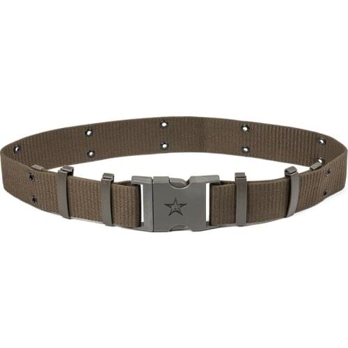 CQB.SHE Army belt weaving outer belt outdoor canvas camouflage clothing weaving outer belt tactical outer belt