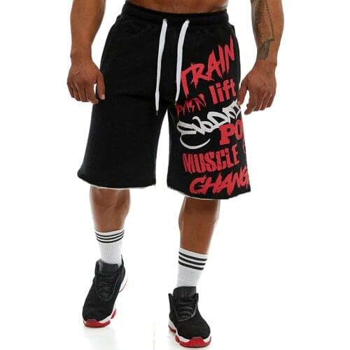 Men Cotton Shorts Mens loose Short Trousers Fitness Bodybuilding Jogger Mens Brand durable Sweatpants Fitness Workout Short