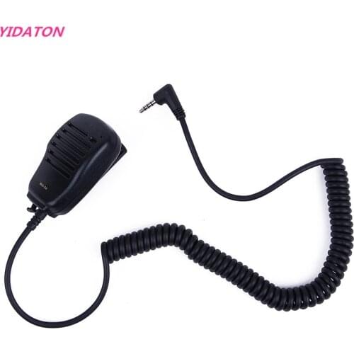 For Yaesu MH-34B4B Speaker Microphone Swivel Clip 3.5 mm Earpiece Audio Jack VX-3R FT-60R FT1DR FT2DR Shoulder PTT Mic Speaker