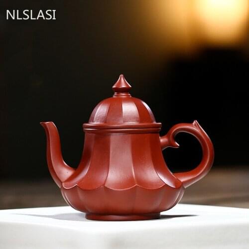 Yixing tea pot purple clay teapot Chinese Famous Handmade Tea set kettle Purple sand Teaware custom Tea ceremony gift 190ml