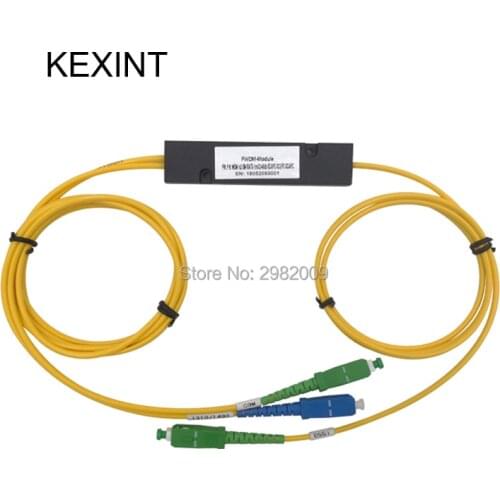 KEXINT FWDM 1*2 1m, 3.0,SC/UPC DATA:1310nm,1490nm, SC/APC COM,TV 1550nm Isolation 55bB