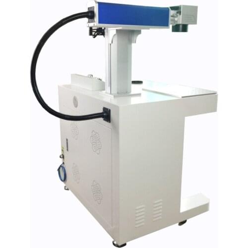 30w cabinet type Laser Marking Machine desktop design comes with a cabinet worktable