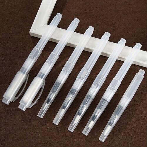 Refillable Markers Paint Brush Water Color Brush Portable Soft Watercolor Brush Pen for Painting Drawing Art Supplies