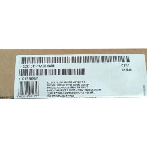 New original packaging 1 year warranty 6ES7511-1AK00-0AB0 6ES75111AK000AB0 ｛No.24arehouse spot｝ Immediately sent