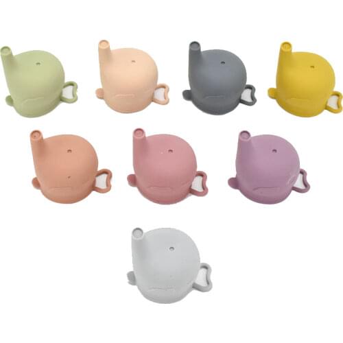 New Silicone Spill-proof Lids Cover BPA Free Soft Material Eco-friendly Most Cups a Sippy Cup Leak Proof Drink Straw Sippy Cup