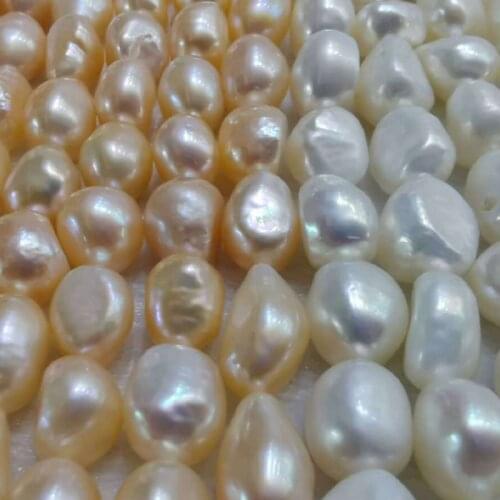Wholesale 20 strands white baroque fresh water pearl loose beads strings