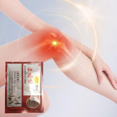 Wholesale Carthamus tinctorius Snake Massage Pain Relief Patch Traditional Herbal Self heating Orthopedic Plasters use for joint