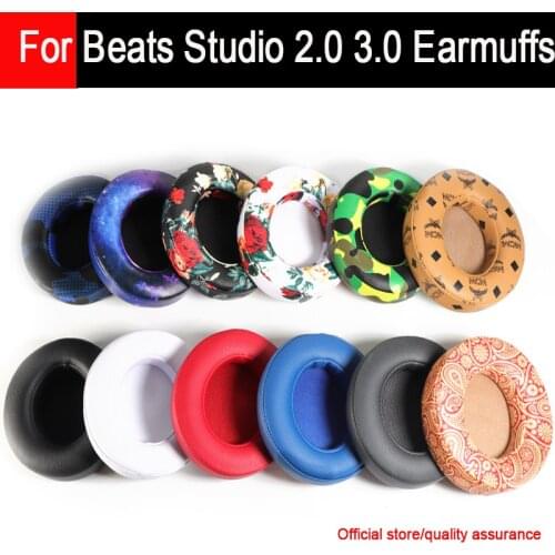 Replacement Ear Pads Soft Sponge Cushion For Beats Studio 2.0 3.0 Wireless Wired Headphone Accessories Earpads for Studio 2 3